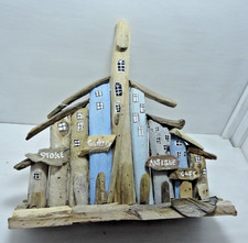 Driftwood Boardwalk Miniature Coastal Village Cracker Barrel Retired Rare picture