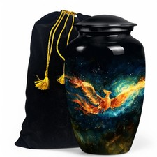 Adult Cremation Urn for Human Ashes Phoenix 10 In Memorial Earns Your Love ones picture