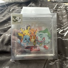 Pokemon 30th Anniversary Timeless Adventure Kanto Acrylic Block Display New picture