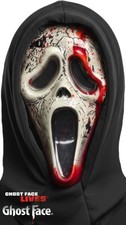 Aged Ghostface Bleeding Mask Scream Fun World In Stock  picture