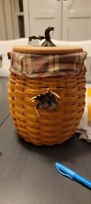 Longaberger Collector's 2000 October Fields Basket with Metal Leaf Handle Lid picture