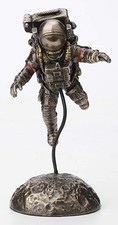 Zero Gravity Astronaut Cold Cast Bronze Finish Home Decorative Collectible picture