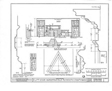 Marshfield Hills Massachusetts Clift House 1910s HABS Architectural Plan picture