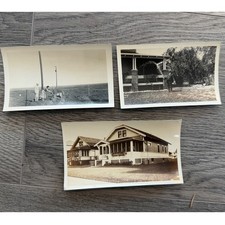 Vintage Photographs Lot 3 pc Americana Family Landscape 30s Black White Snapshot picture