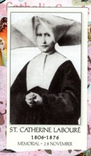 St. Saint Catherine Laboure with Quote (2
