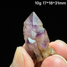 Natural Super Seven Amethyst Quartz Crystal Cluster on Matrix Mineral Specimen picture