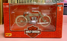 Harley Davidson Maisto 1:18 Die Cast Motorcycle 1909 Twin Series 5 picture