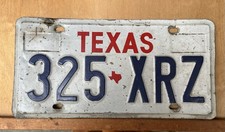 Vintage Texas Metal License Plate 1980’s picture