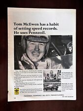 1967 Pennzoil Oil Company Tom The Mongoose McEwen Full Page Original Vintage Ad picture
