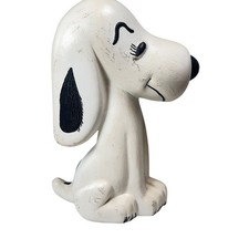 Peanuts Snoopy Vintage Hand Painted Ceramic RARE 1968 Shultz Charlie Brown picture