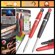 7-in-1 Magnetic Carpenter Pencils Set, 2 Pack with Sharpener & 30 Refills - Idea picture