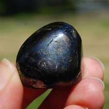 1.2in 42g RARE Covellite Crystal Tumbled Stone, Peru k12 picture