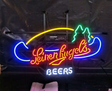 Leinenkugel's Beer Neon Light Sign 19x15 Beer Bar Pub Cave Wall Window Decor picture