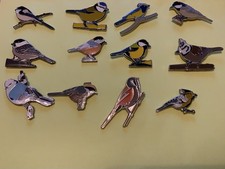 None RSPB Badges GS Collection full 12 x Tit family  see full description  picture
