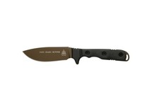 TOPS Idaho Hunter Fixed Blade Knife Midnight Bronze Black Linen Micarta picture