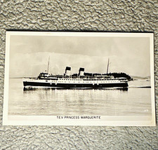Vintage 1950s TEV Princess Marguerite II Ferry RPPC Canada Ephemera picture