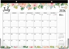 18 Month Desk Calendar 2026 2027 Large Monthly Desk Pad 17 x 12 Planning picture