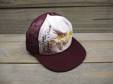 Vintage Little Jimmy Dickens Signed Trucker Hat Mesh Cap USA One Size Adjustable picture