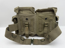 Vintage SADF Pattern 70 Kidney Pouches & Web Belt Canvas South African Military picture