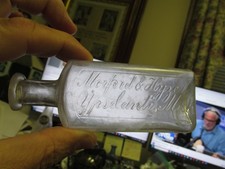 Ypsilanti, Mich. Morford & Hyzer (all script) druggist bottle SCARCE MICHIGAN picture