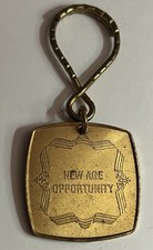 Vintage Sikorsky FCU Brass Key Tag Stratford CT Return Mail Key Fob 1562 picture