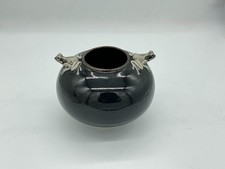 Chris Bing & Jan Wax Frog Vase Ceramic Sculpted Frog, signed picture