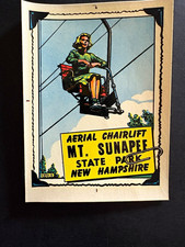 Vintage Chairlift Mt. Sunapee St Park New Hampshire Ski NH Souvenir Decal Skiing picture