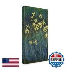 Trademark Fine Art Wrapped Canvas Wall Art - Claude - 12x24 BL0604-C1224GG picture