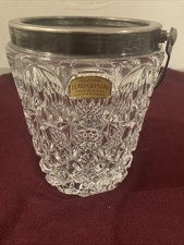 Genuine Lead Crystal, Over 24% PbO, Ice Bucket Made In Germany picture