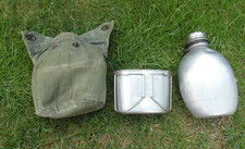 British Army 1944 44 Pattern Bottle Canteen Jungle JG Webbing Malaya Borneo SAS picture