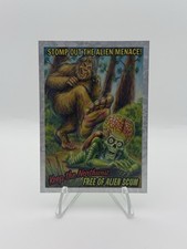 2026 Topps Mars Attacks Christmas BigFoot Cryptid Alliance Foil Alpha 1/5 picture