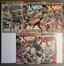 UNCANNY X-MEN #96 #97 #98 #99 #100 WOLVERINE MARVEL COMICS 1975-76 COCKRUM ART picture