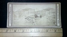 Naples Italy Stereoview Giorgio Conrad Fontana Medina Strada del Molo 1860s picture