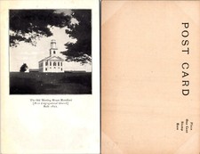 Old Meeting House First Congregational Church Blandford Massachusetts Postcard picture