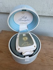 Lady Remington Vtg 60’s Model BL Blue Electric Shaver Original Case Cord USA picture