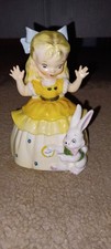 Vintage 1956 Napco Alice in Wonderland Figurine A1492B with original foil label picture