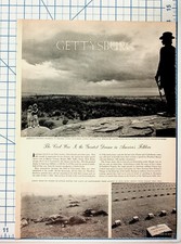 Vintage 1938 Gettysburg Civil War Magazine Article Lincoln Address Ephemera picture