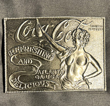 Coca-Cola Silver Belt Buckle