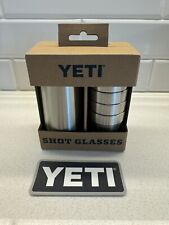 YETI Shot Glasses 🥃 - RARE & SOLD OUT - Limited Release - Stainless Steel - NEW picture