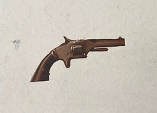 WESTERN AMERICANA - SMITH & WESSON 1 1/2 REVOLVER 2ND ISSUE PISTOL 1885 PHOTO picture