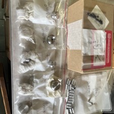 NEW OLD STOCK Vintage Knob Crown ELECTRONICS KNOB LOT 45 Plus Pieces picture