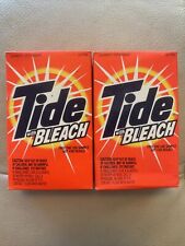 Vintage Lot of 2 Tide 1998 Sample Boxes Tide with Bleach / Detergent. Sealed. picture