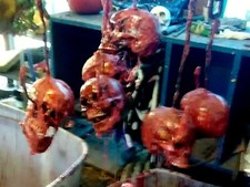 GORY SKULL on HOOK Halloween Props, OOAK  BY: MADMAT picture