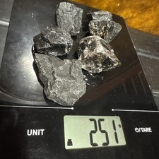 Raw Galena Specimen, Natural Galena from Morocco Wholesale 6 Piece Lot 251g picture