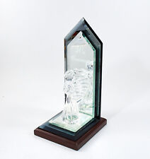 50th Anniversary Angel Figurine/Statue/Award Crystal & Glass on Stand 7.5