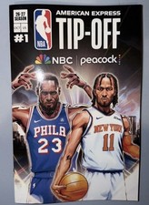 NYCC 2026 NBA TIP OFF COMIC BOOK #1 LEBRON JAMES JALEN BRUNSON KNICKS 76ERS picture