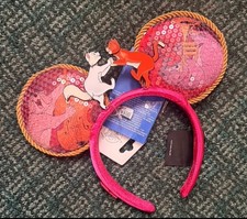 RARE DISNEY ARISTOCATS EARS HEADBAND FROM DISNEYLAND PARK 100 YEARS CELEBRATION picture