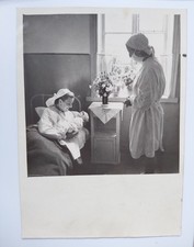 Vintage Soviet Maternity Hospital Photo Mother Baby Nurse Moshny Ukraine USSR picture