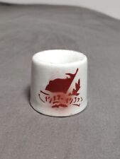 Vintage porcelain propaganda inkwell of the USSR 1917-1957. picture