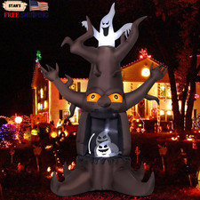 9 FT Halloween Inflatable Animated Dead Tree Outdoor Decorations Blow Up Yard... picture